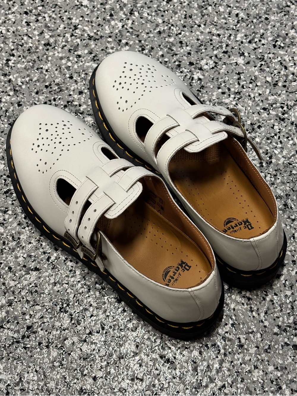 Dr. Martens White Mary Jane